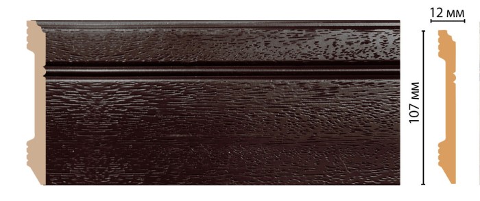 Плинтус напольный DECOMASTER D105-433ДМ (107*12*2400мм)